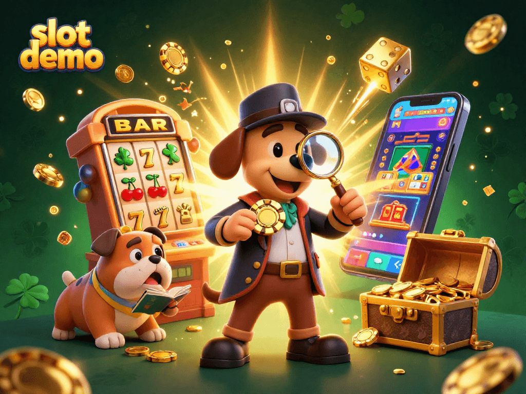 Bermain slot demo yang seru dengan detektif dan bulldog, melacak jejak kemenangan di kasino.