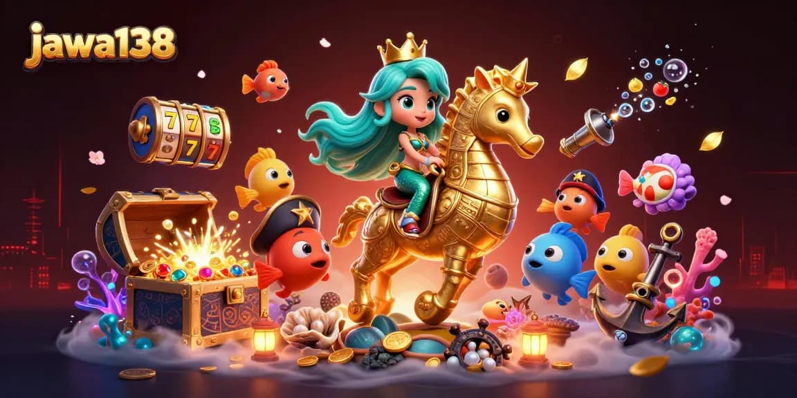 Experience the thrill of jawa138 with a vibrant 3D mermaid adventure showcasing exciting slot game elements.