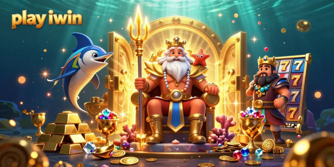 Play iwin for thrilling slots action with sea king Neptune and gold treasures.