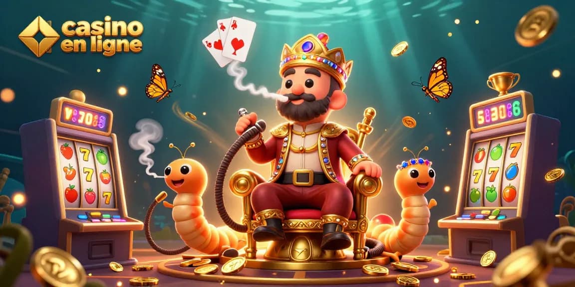 Découvrez un casino en ligne avec des machines à sous animées et un maître chicha coloré.