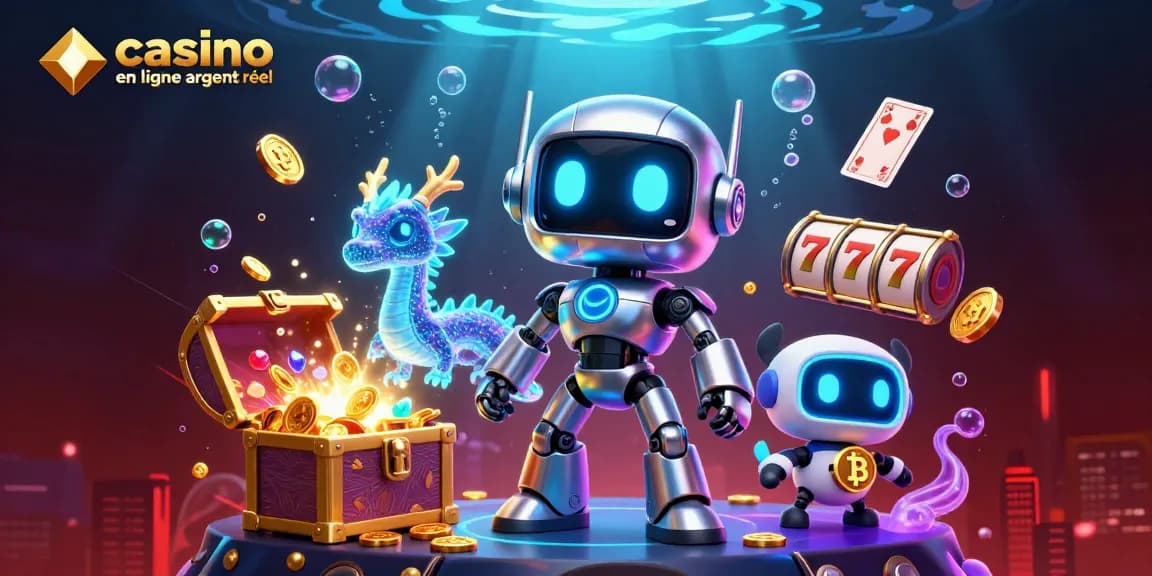 Participez à un casino en ligne argent réel avec des personnages 3D vibrants au milieu de scènes de jeu dynamiques.
