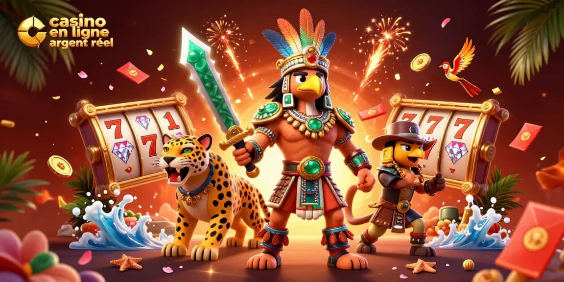 Profitez du jeu passionnant sur casino en ligne argent réel avec cette scène riche en détails.