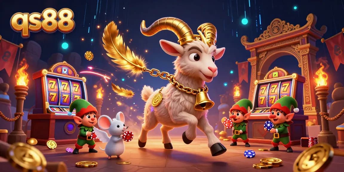 Engage in thrilling gameplay at qs88 casino with 3D Krampus and festive gaming chaos.