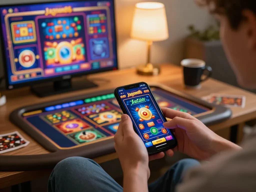 Engage with the jagoan86 casino app showcasing vibrant mobile gaming
