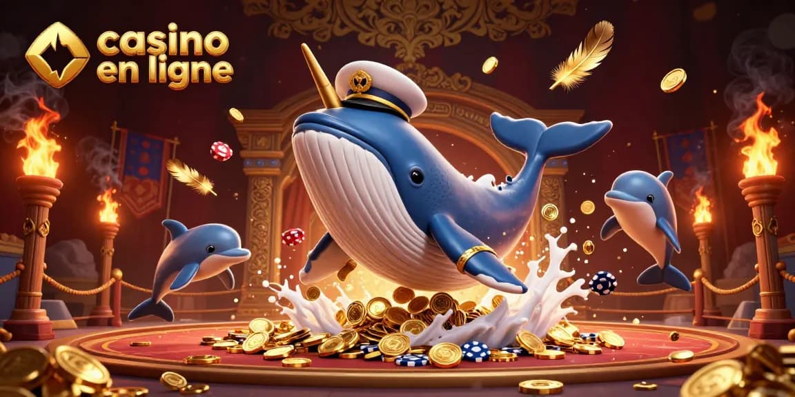 Jouez au casino en ligne avec ce fantastique paysage sous-marin rempli de jetons et de pièces d'or !