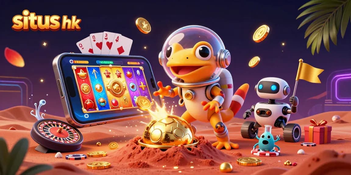 Situs hk memberikan sensasi menarik dalam kasino virtual dengan gecko dan rover robot.