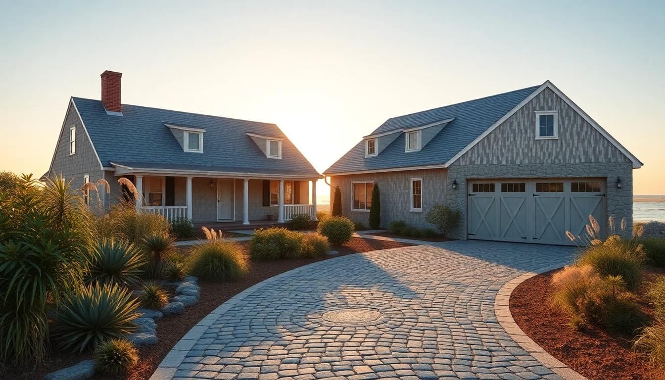 Enhance your Cape Cod homes with captivating expansions and attached garages.