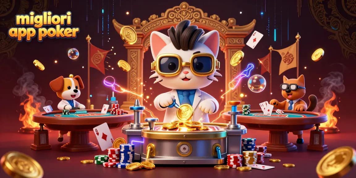 Migliori app poker: Gioca con stile e divertimento con il nostro mad scientist e il fedele assistente mentre creano vincite brillanti.
