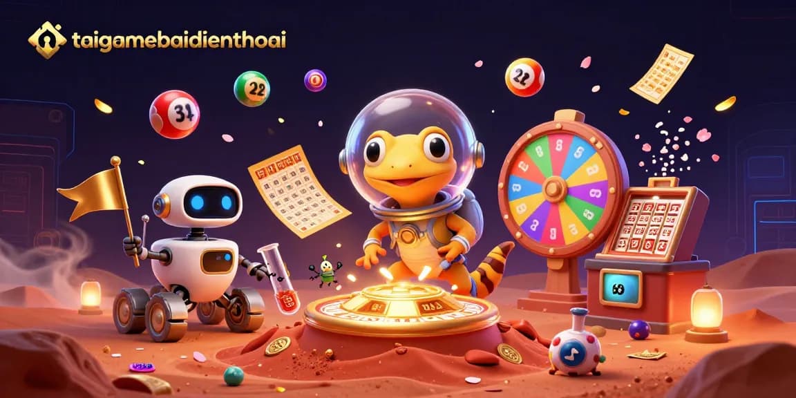 Boost your chances with taigamebaidienthoai by exploring a vibrant casino adventure scene featuring lively characters.