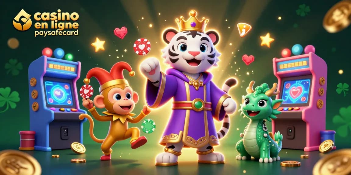 Profitez du meilleur casino en ligne paysafecard avec une ambiance animée et des personnages captivants.