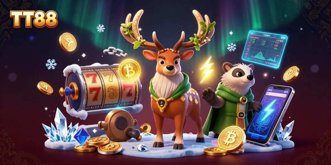 Engage with TT88's high-stakes slot reels and vibrant payments in this captivating design.