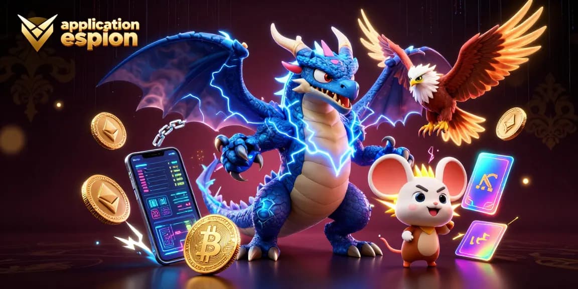 L'application espion révèle des aventures palpitantes dans le monde du jeu avec des dragons et des pièces de crypto
