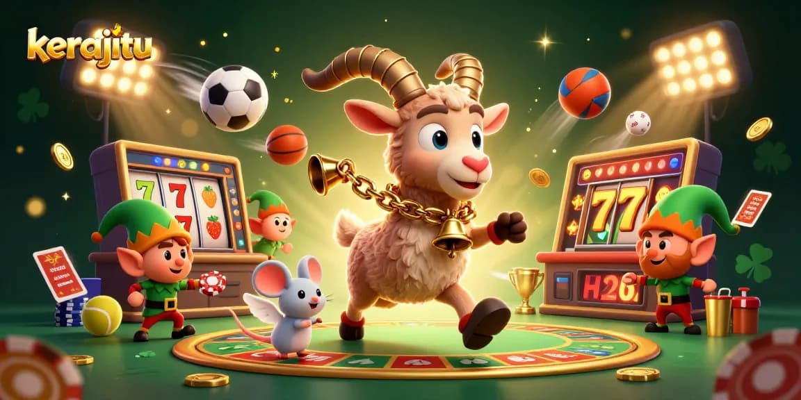Menangkan jackpot di kerajitu sambil berhadapan dengan Krampus di kasino horor yang meriah.