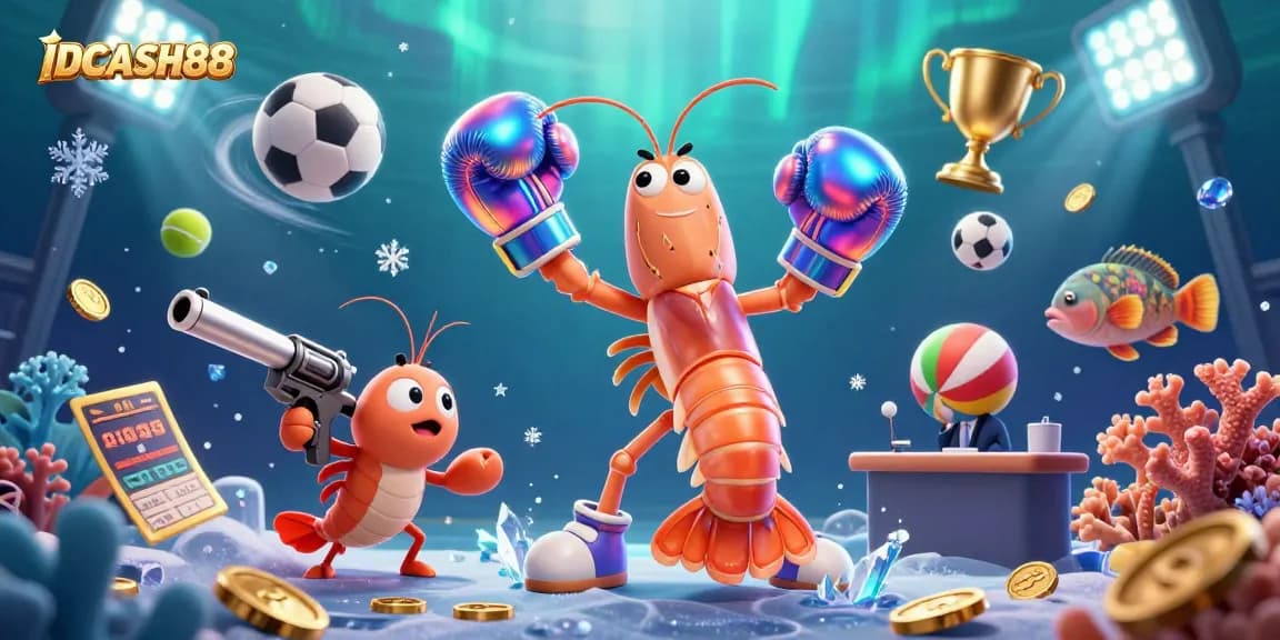 Experience thrilling sports action at IDCASH88 with vibrant characters, dynamic elements, and engaging gambling experiences.