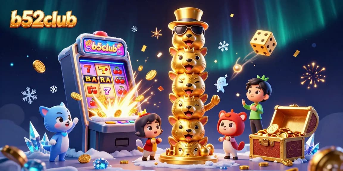 Win massive rewards at b52club with vibrant slot machines and animated characters!