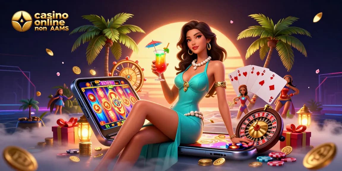 Vinci giochi emozionanti al casino online non AAMS con personaggi vibranti ed elementi di gioco dinamici.