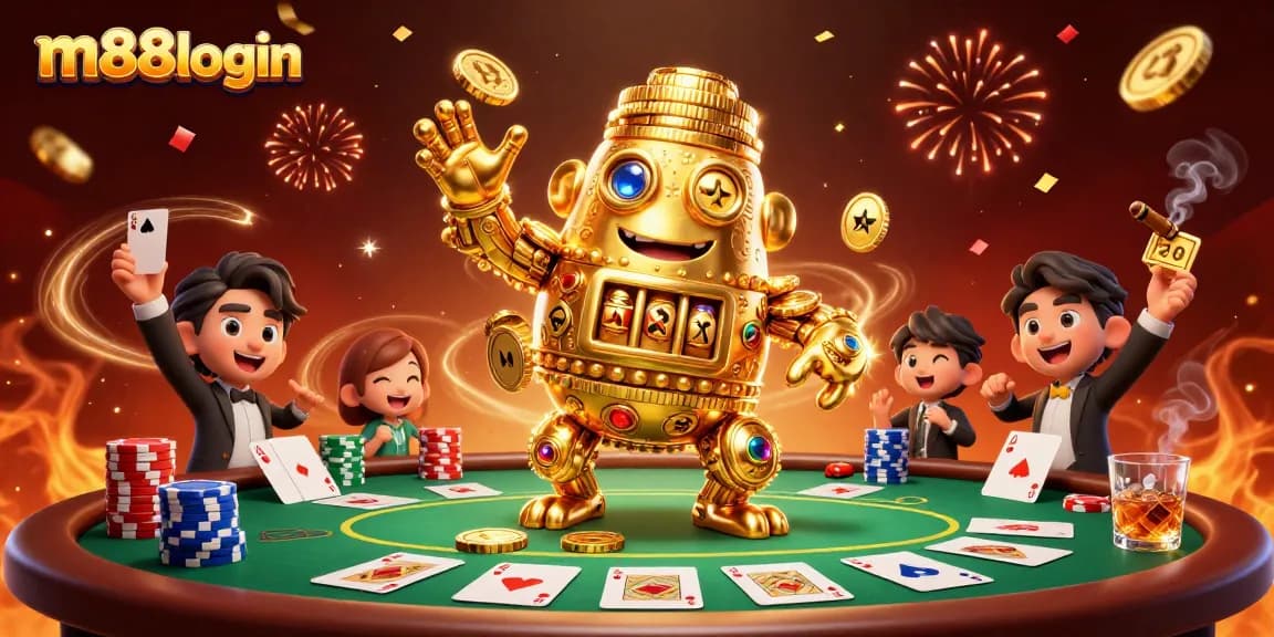 Experience thrilling play and winning opportunities with m88login in this vibrant casino scene.