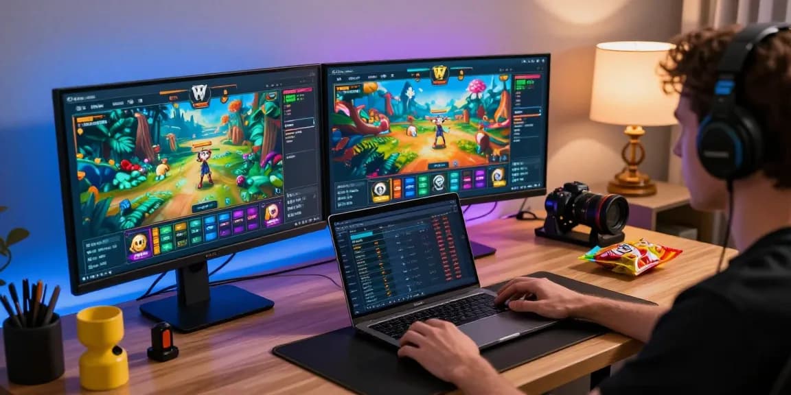 Player engaging with the iGaming platform https://naga2000.blog in a modern home office