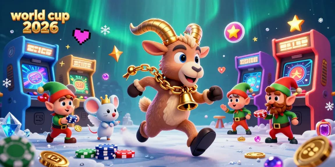 Experience the thrill of world cup 2026 with festive 3D casino characters and gaming chaos.