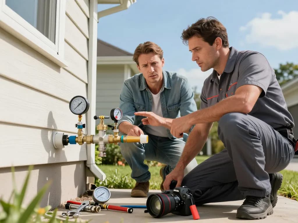 Plumbing backflow prevention by a dedicated plumber ensuring water safety in Sydney's residential properties.