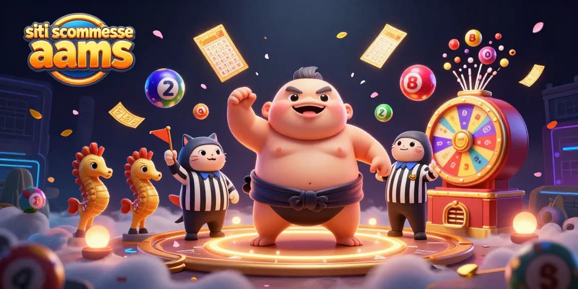 Vivi l'emozione dei siti scommesse non aams con un'illustrazione vivace e dinamica.