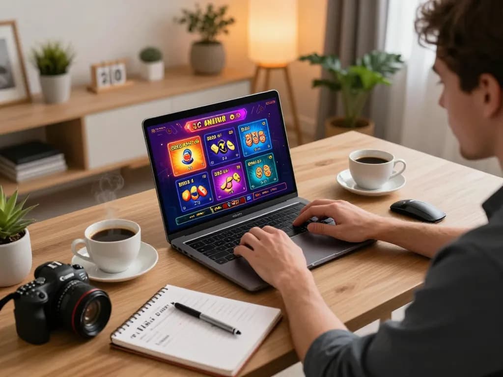 Engaging with situs slot options in a stylish online casino gaming setup