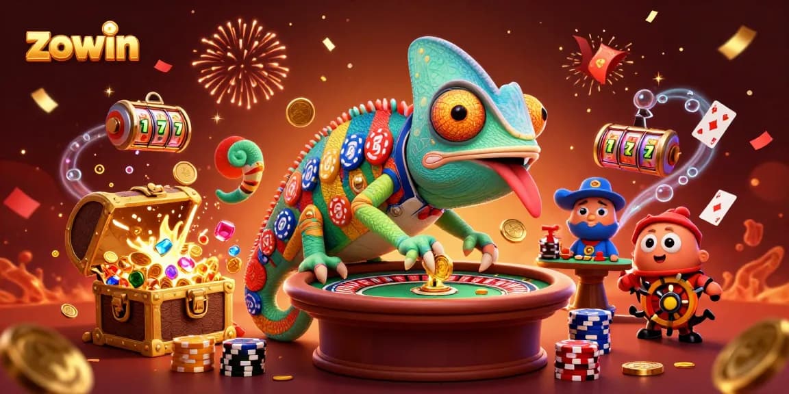 Engage with Zowin's vibrant casino scene filled with dynamic slots, exciting games, and stunning visuals.