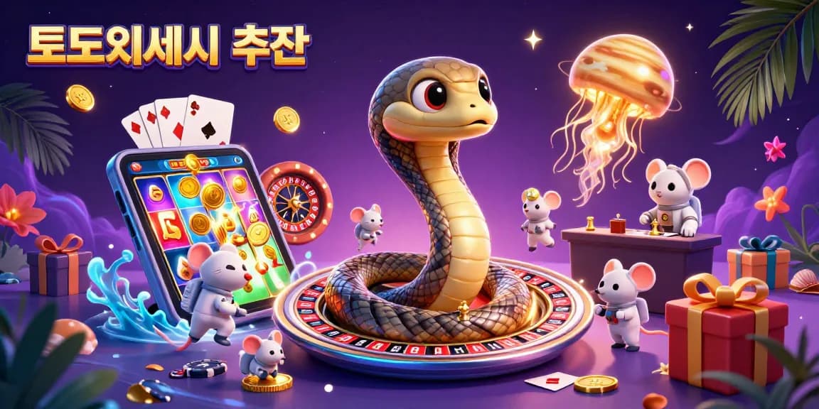 토토사이트 추천을 통해 우주에서 우승을 노리는 생긴 모습의 3D 일러스트.