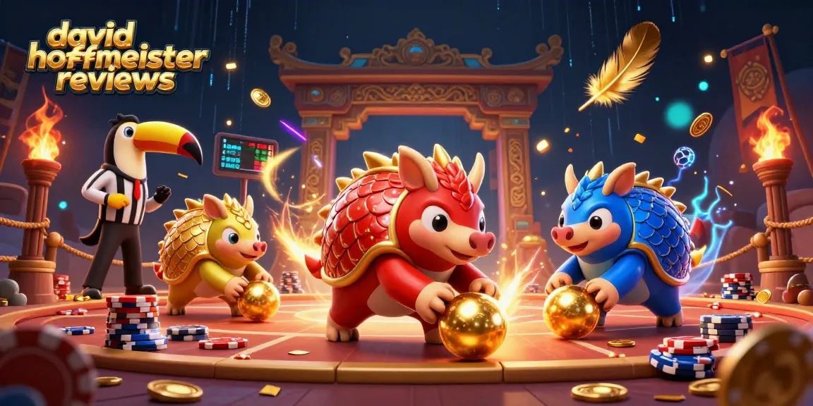 Engage with david hoffmeister reviews while rival pangolins compete in a dynamic casino scene.