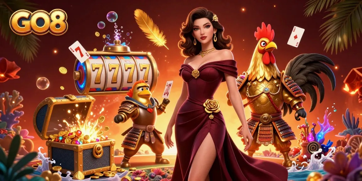 Join the action at GO8's exciting online casino with glamorous themes and jackpot opportunities.