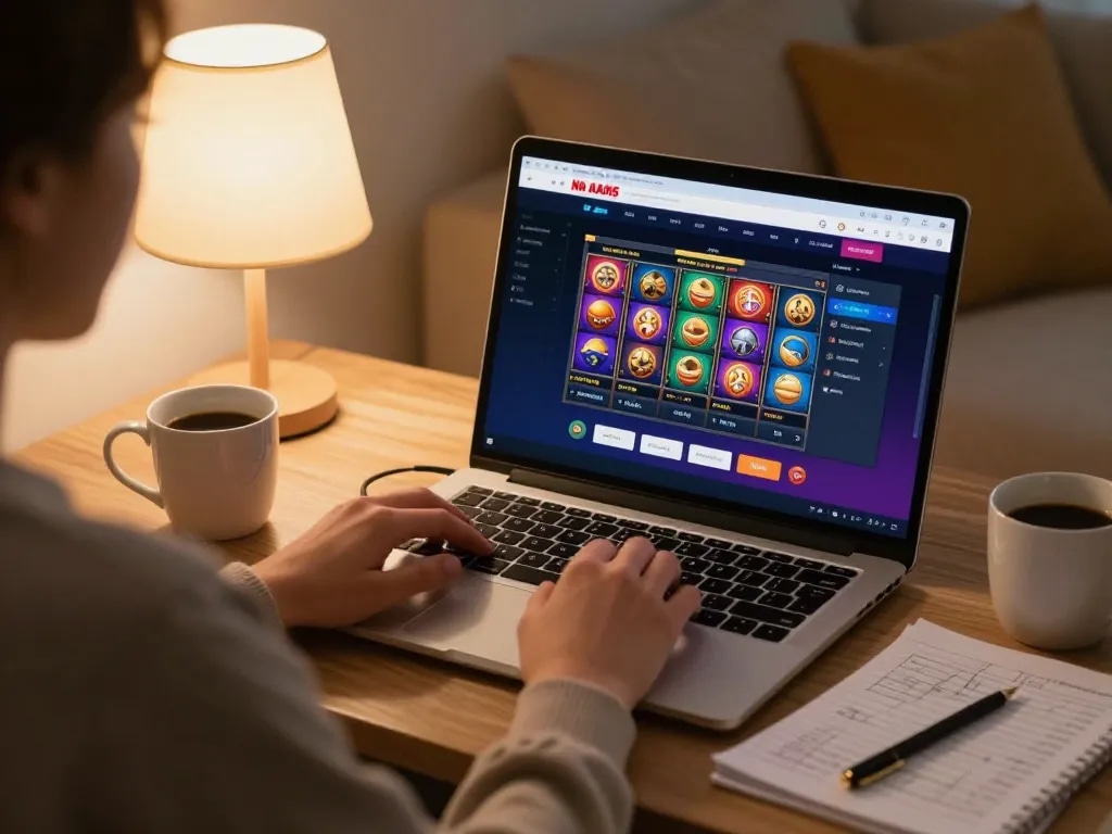 Interagire con siti non AAMS per il gioco online in un ambiente domestico rilassato.