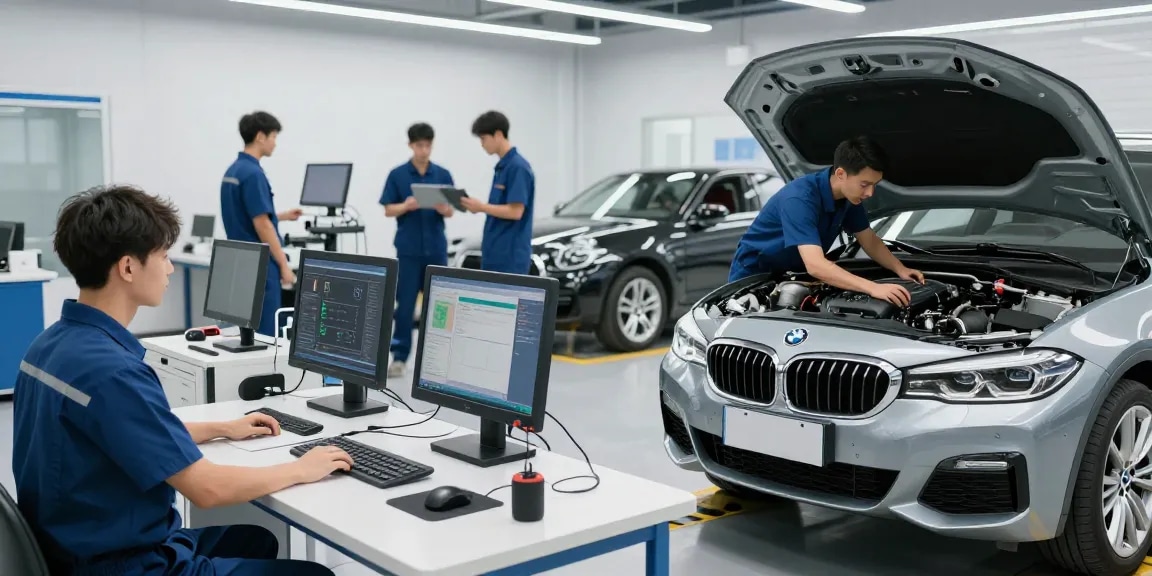 Steuerkette Wechseln Hannover: Professionelle Reparaturdienstleistungen für BMW in moderner Werkstatt.