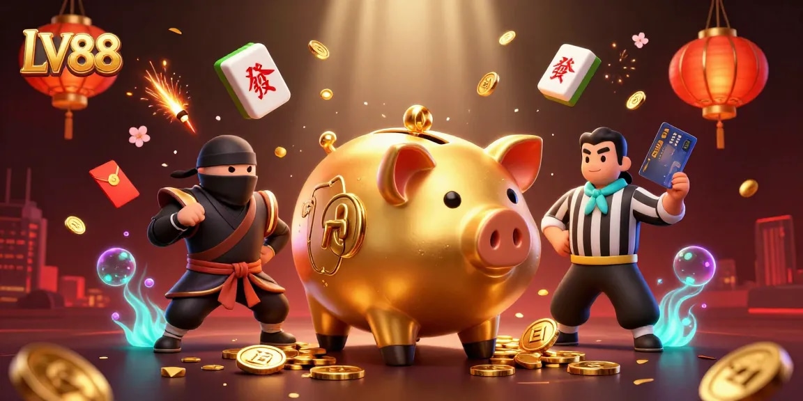 Win big at LV88 with thrilling gaming action and vibrant casino elements!