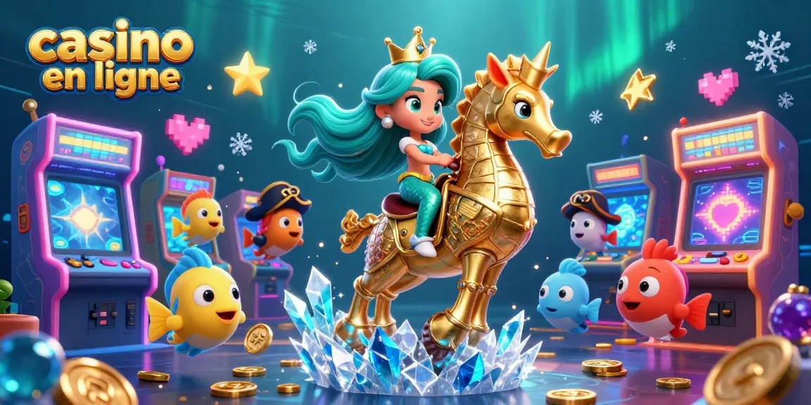 Jouez sur un casino en ligne et découvrez des jeux captivants sous l'océan.