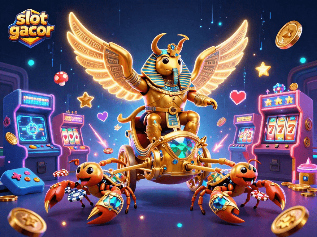 Menang slot gacor saat bermain dengan karakter menarik di dunia kasino 3D.