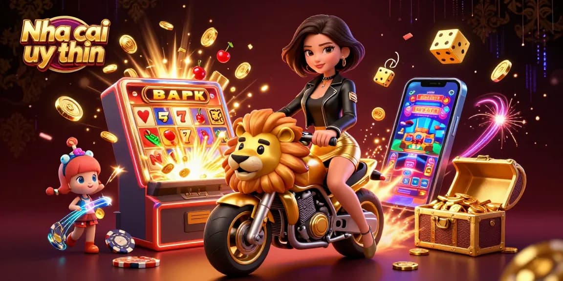 Nha cai uy tin showcases vibrant Asian casino elements with thrilling gaming action.