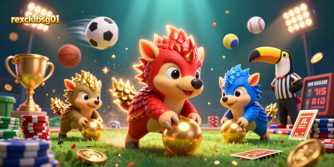 Engage with exciting gaming at rexclubsg01 as pangolins roll through casino chips.