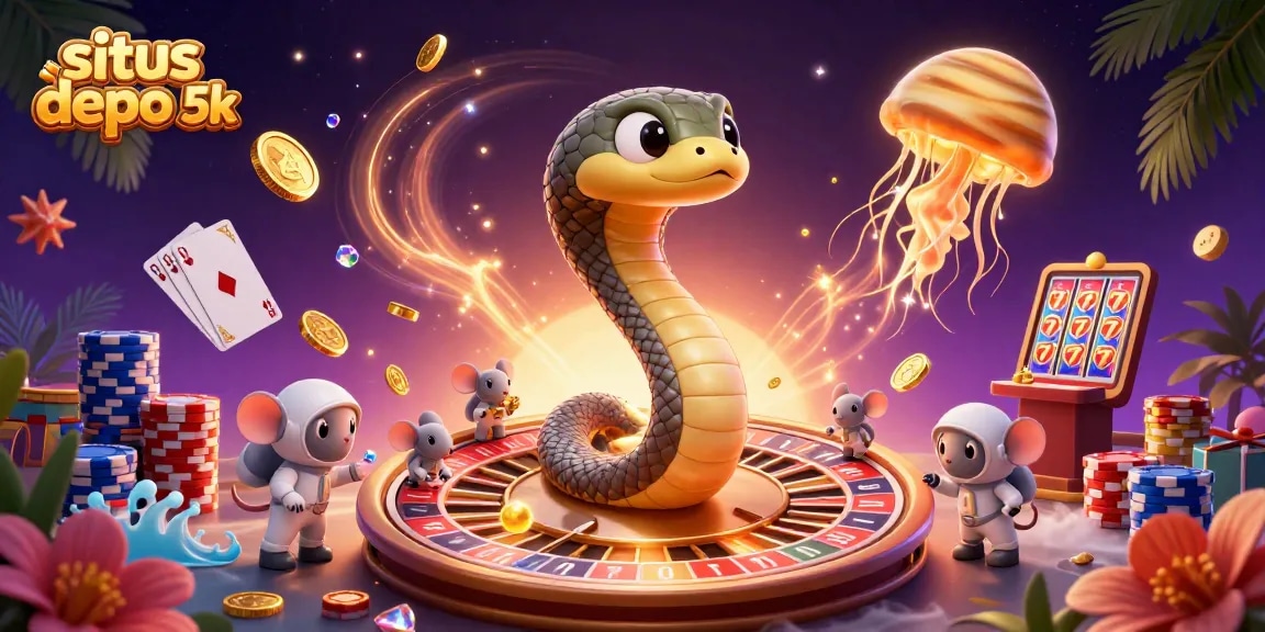 Menang besar di situs depo 5k dengan permainan slot yang seru dan menguntungkan.