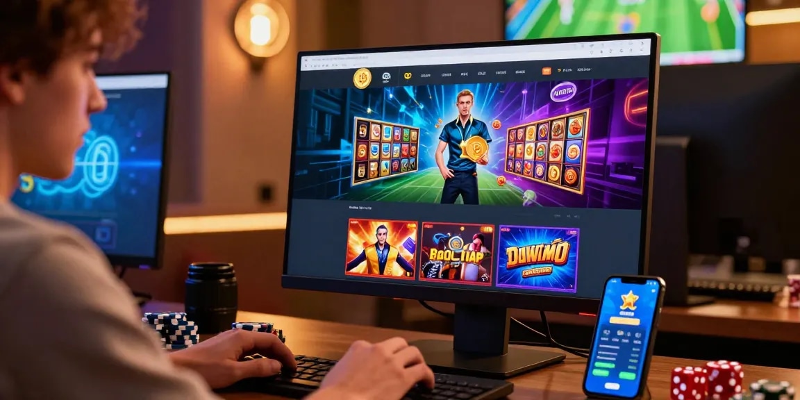 Exciting scene of a player engaging with the online gaming platform at https://xx88.se.net/, showcasing vibrant graphics and interaction.