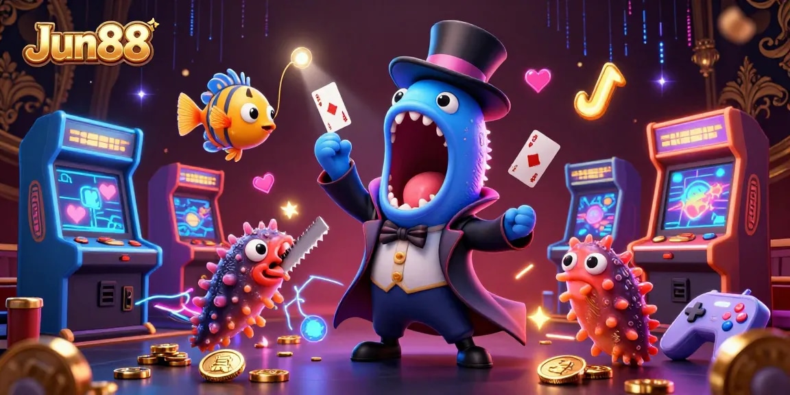Engage with Jun88's thrilling casino experience featuring a magical underwater scene.