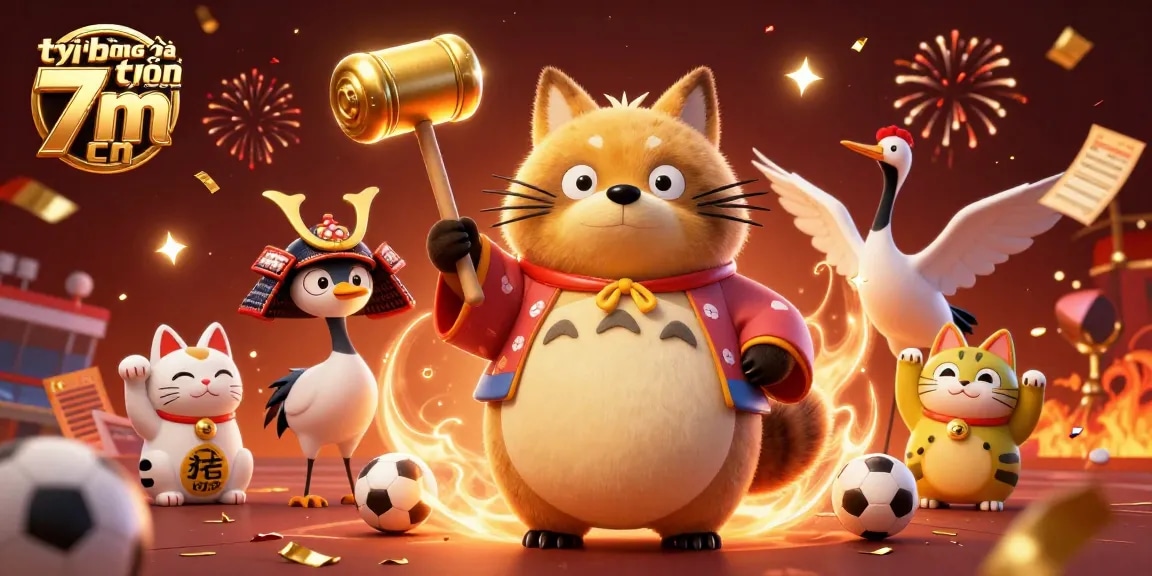 Engage with tỷ lệ bóng đá trực tuyến 7m cn through an exciting sports betting scene, showcasing colorful characters and elements.