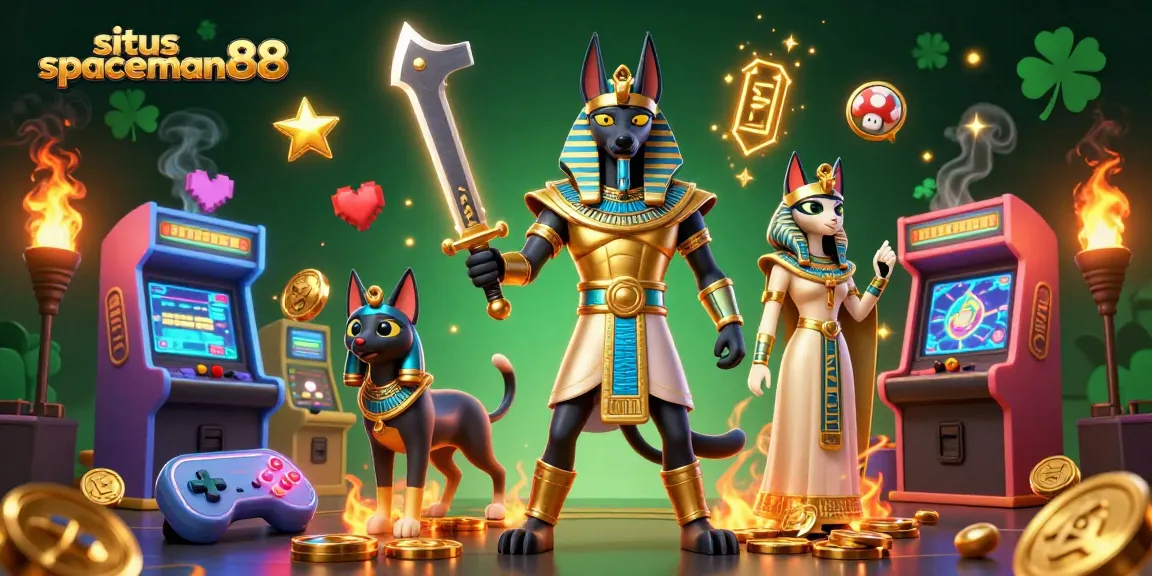 Experience the excitement at situs spaceman88 with vibrant 3D casino gaming elements and dynamic characters.