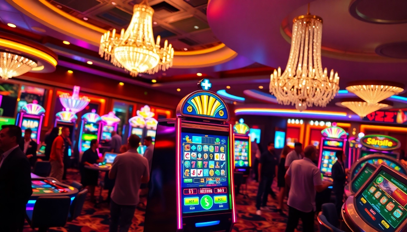 SLOT365 menawarkan pengalaman bermain mesin slot yang menarik di kasino dengan suasana gemerlap.