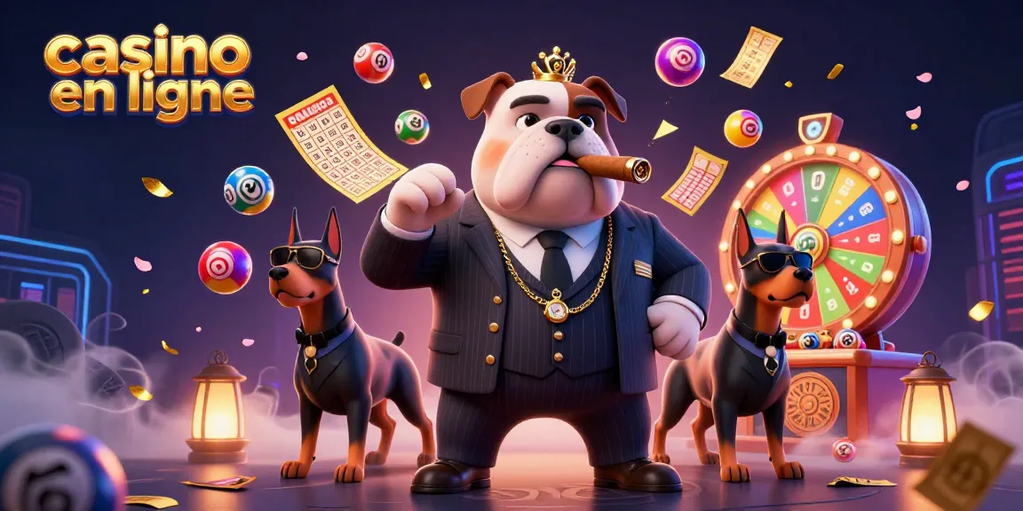 Action captivante au casino en ligne avec des personnages colorés et des jeux variés en arrière-plan.