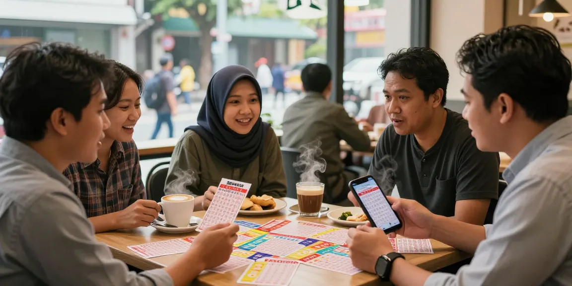 Diskusi nomor rejeki di kafe dengan tiket menang dan semangat para pemain togel.
