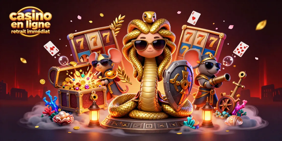 Gagnez avec le casino en ligne retrait immédiat grâce à des machines à sous vibrantes et des personnages animés.