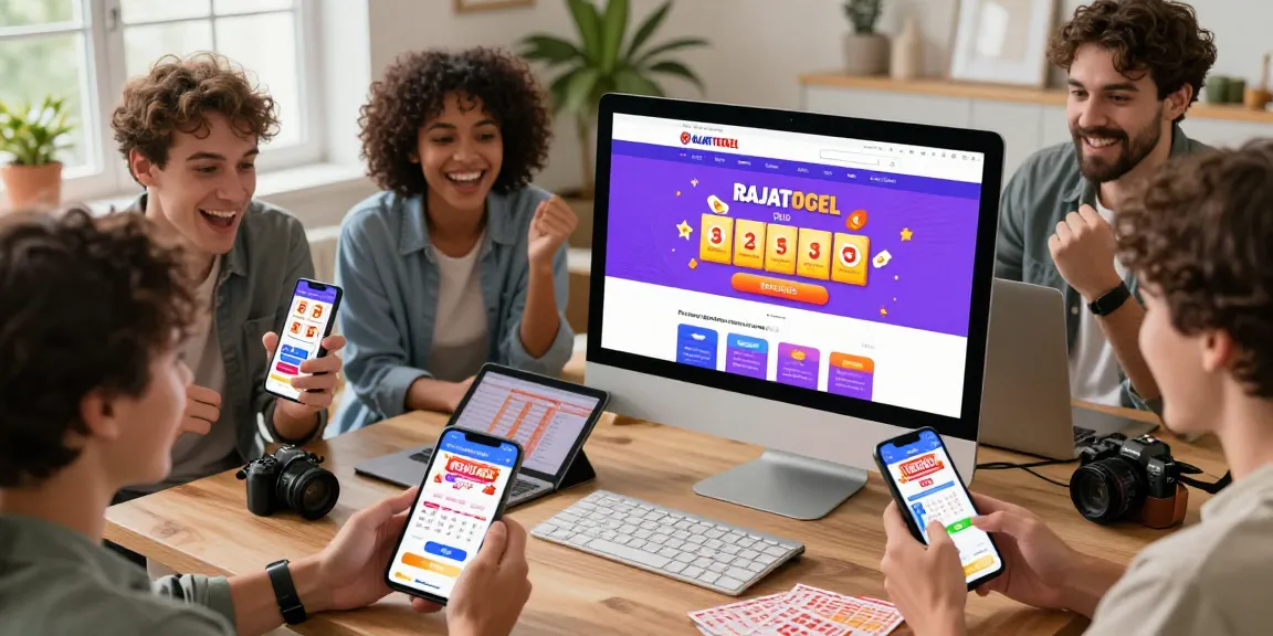 Tampilan pengguna di RAJATOGEL link saat bermain togel online dengan antusias.