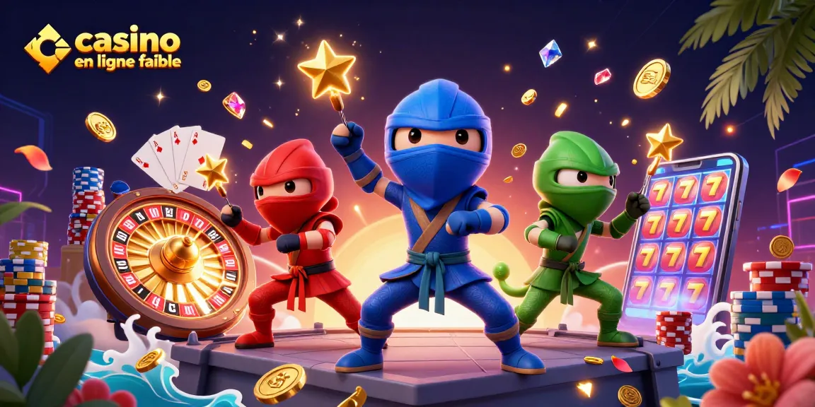 Découvrez le casino en ligne fiable où les caméléons ninjas gagnent des jackpots colorés.