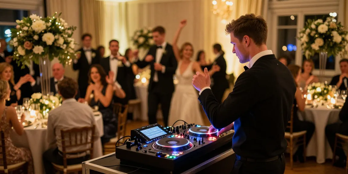 DJ für Hochzeit Berlin bei einer festlichen Hochzeitsfeier mit tanzenden Gästen