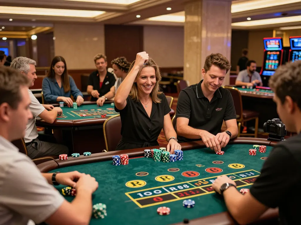 Players enjoying engaging games at RR88 casino, capturing the excitement and strategy.